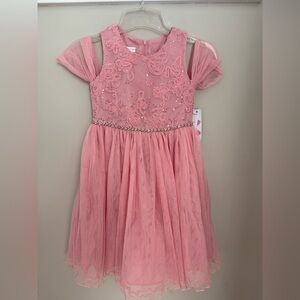 Bonnie Jean Little & Toddler Girls Cold Shoulder Ballerina Party Dress